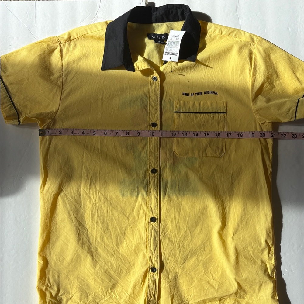 NWT A.Lab Bowling Shirt Size Medium - Picture 5 of 6